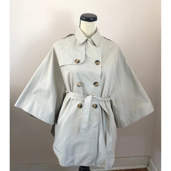 Hatch Collection The Cape trench swing jacket coat one size - Picture 8 of 12
